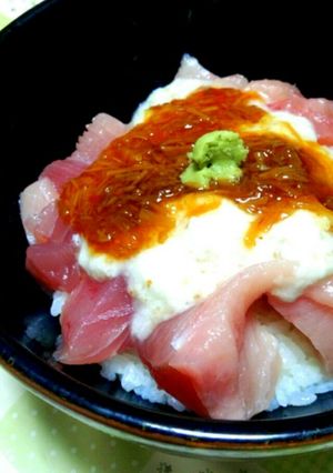 5分でできる♪マグロなめたけとろろ丼♪-レシピのメイン写真