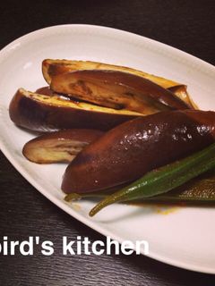 茄子とオクラの中華風お浸し-レシピのメイン写真