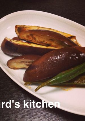 茄子とオクラの中華風お浸し-レシピのメイン写真