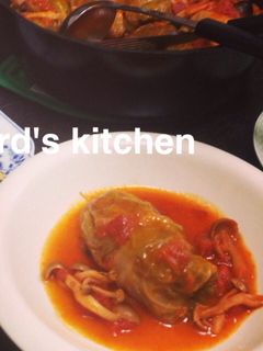 ロールキャベツのトマト煮込み-レシピのメイン写真