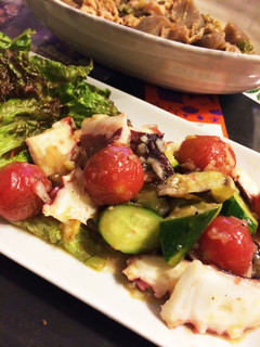 タコと夏野菜のマリネ-レシピのメイン写真