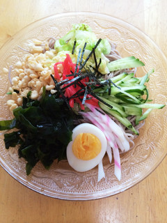お蕎麦屋さん風冷やしたぬき蕎麦-レシピのメイン写真