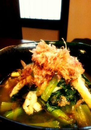 京都先斗町のママ直伝　小松菜の煮浸し-レシピのメイン写真