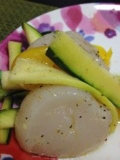 夏野菜とホタテのさっぱりマリネ-レシピのメイン写真
