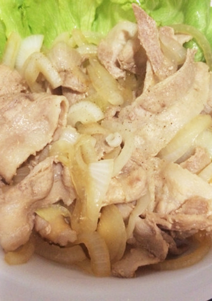 豚肉とタマネギのポン酢炒め-レシピのメイン写真