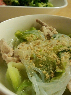 ヘルシー♪白滝で中華ラーメン-レシピのメイン写真