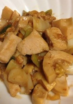 むね肉のくるみ炒め-レシピのメイン写真