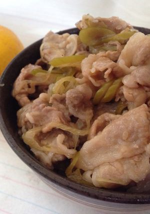 ☆豚しゃぶのゆずぽん丼☆-レシピのメイン写真