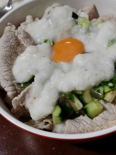 スタミナ満点♪かんたん冷しゃぶだし丼-レシピのメイン写真