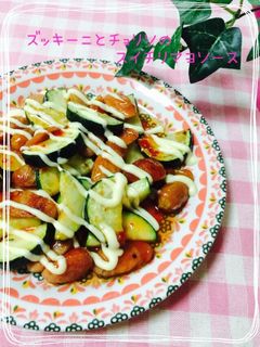 簡単♪チョリソと野菜でスイチリマヨ炒め♡-レシピのメイン写真