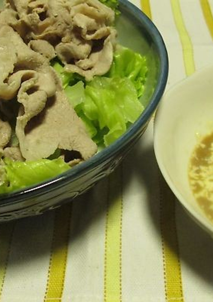 豚切り出し肉のサラダしゃぶしゃぶ-レシピのメイン写真