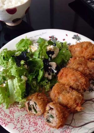 レタスとお豆腐とのりのサラダ-レシピのメイン写真