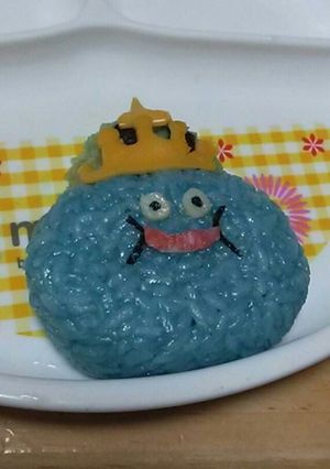 キャラ弁 ドラクエ キングスライム-レシピのメイン写真
