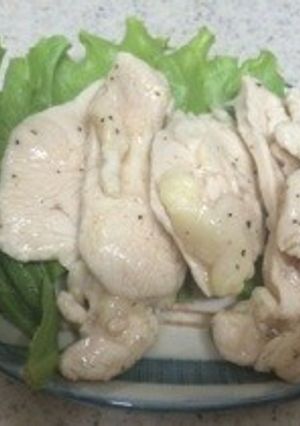 驚きの柔らかさ！鶏ムネ肉で冷やし塩檸檬風-レシピのメイン写真