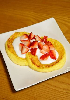 離乳食*後期『フレンチでホットケーキ風』-レシピのメイン写真