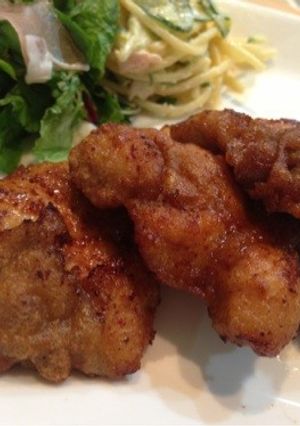 鶏むね肉deチキンカレー唐揚げ-レシピのメイン写真