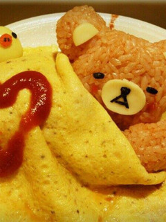 リラックマオムライス-レシピのメイン写真