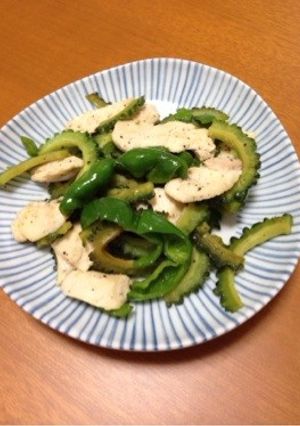 胸肉とゴーヤのちゃんぷるー-レシピのメイン写真