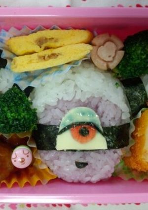 妖怪ウォッチ　フゥミン　キャラ弁-レシピのメイン写真