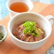 お得なマグロでごま漬け丼からのだし茶漬け