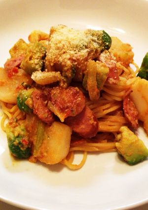 簡単！秒殺！トマトクリームパスタ-レシピのメイン写真