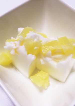 Dole缶で簡単♡牛乳嫌いの為の牛乳寒天-レシピのメイン写真