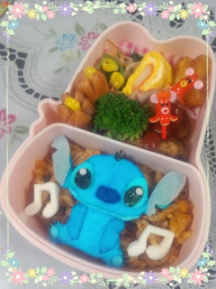 スティッチ☆キャラ弁-レシピのメイン写真