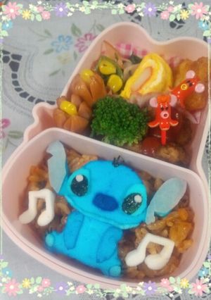 スティッチ☆キャラ弁-レシピのメイン写真