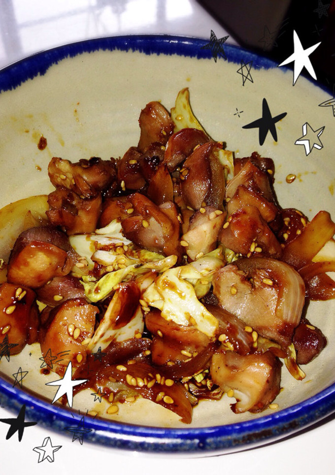 簡単☆砂肝炒め 焼肉のたれver.-レシピのメイン写真