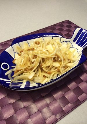 新玉ねぎと納豆のネバシャキサラダ-レシピのメイン写真