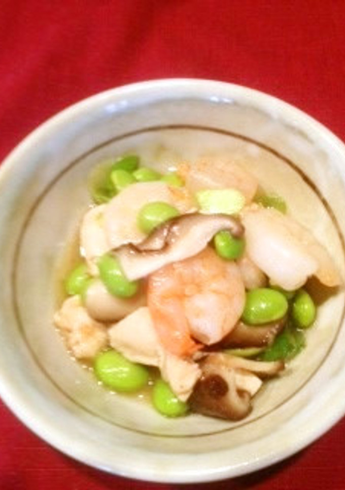 小海老とささみと枝豆の中華風炒め-レシピのメイン写真