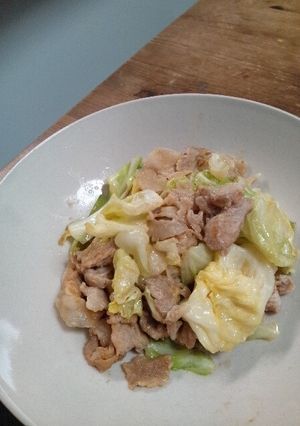 豚肉とキャベツのニンニク味噌バター炒め-レシピのメイン写真