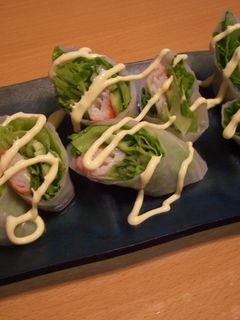 サラダ感覚の生春巻き!-レシピのメイン写真