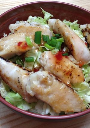 キャベツで量増ササミランチ丼-レシピのメイン写真