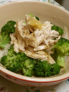 酒蒸し鶏のサラダ-レシピのメイン写真