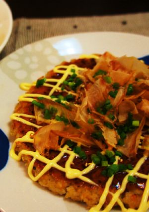 目分量: レンコンのお好み焼-レシピのメイン写真