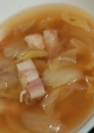 醤油ベースの白菜たっぷりスープ-レシピのメイン写真
