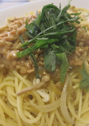 和風な納豆パスタ-レシピのメイン写真