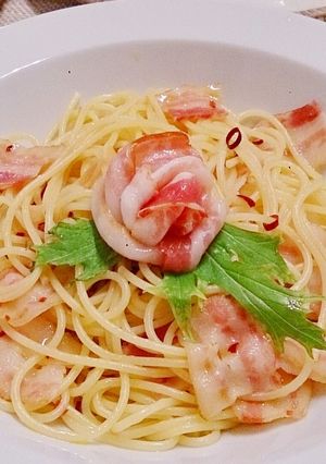 生ベーコンのペペロンチーノ-レシピのメイン写真