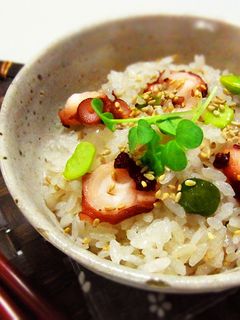 味つけは白だしのみ! 蛸飯(たこめし)-レシピのメイン写真