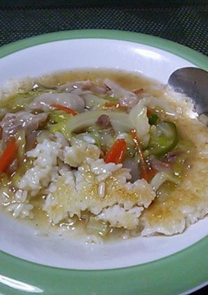パリパリあんかけチャーハン-レシピのメイン写真
