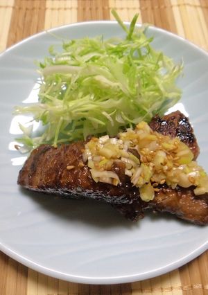 マグロのステーキ～ごま葱ソース～-レシピのメイン写真