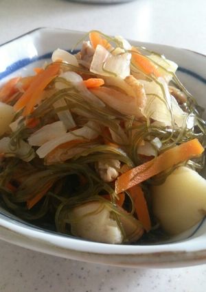 切り昆布の煮物-レシピのメイン写真