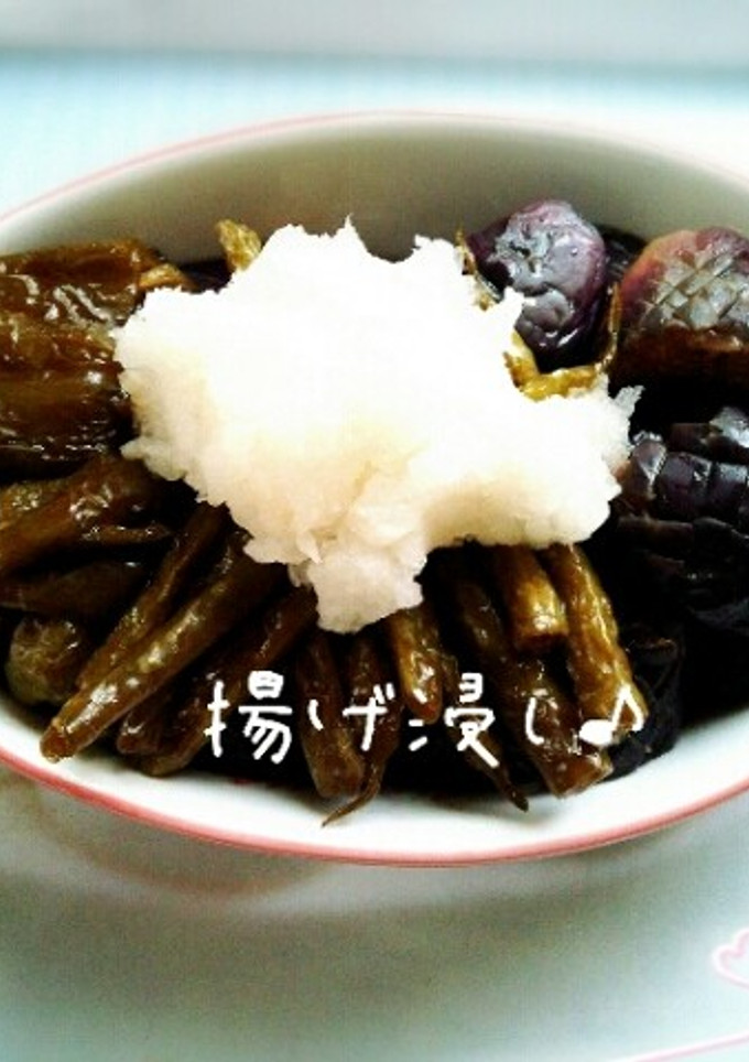 簡単♪茄子の揚げ浸し(*´∀`)♪-レシピのメイン写真