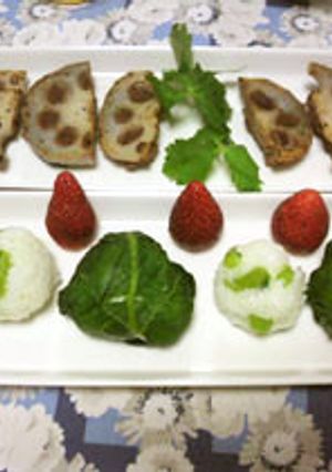 野沢菜のおにぎりー包むだけ-レシピのメイン写真