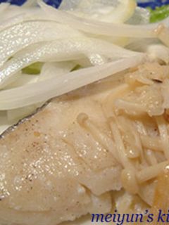 タラのレモン風味えのきバターソースがけ-レシピのメイン写真