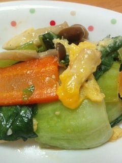 減塩☆チンゲン菜のにんにく炒め-レシピのメイン写真