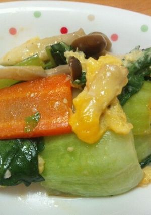 減塩☆チンゲン菜のにんにく炒め-レシピのメイン写真