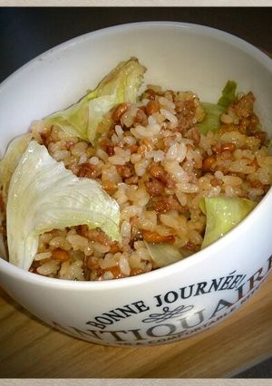 うちの定番✩.* 納豆炒飯-レシピのメイン写真