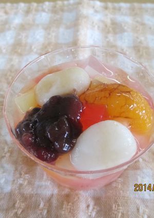 白玉みつまめ-レシピのメイン写真